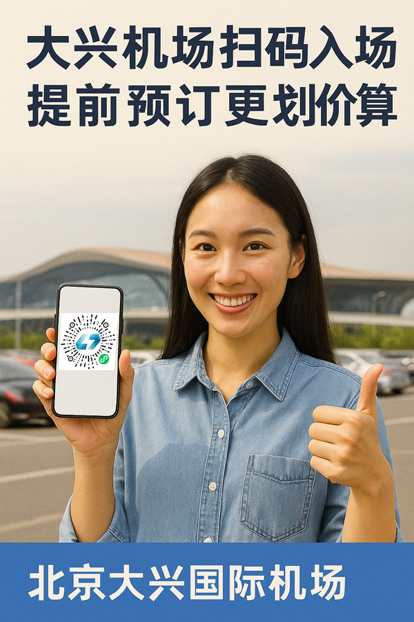 大興機(jī)場停車不用愁，手機(jī)下單直接停文鋒